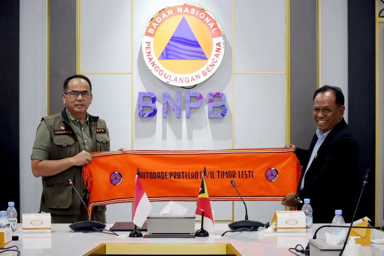 BNPB Menerima Kunjungan Perwakilan Otoritas Perlindungan Sipil Timor Leste